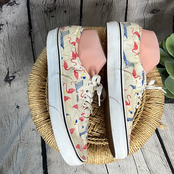 Vans flamingo beach lounge chair low cut classic sneaker men 9 womens 10.5 lace - Picture 3 of 8